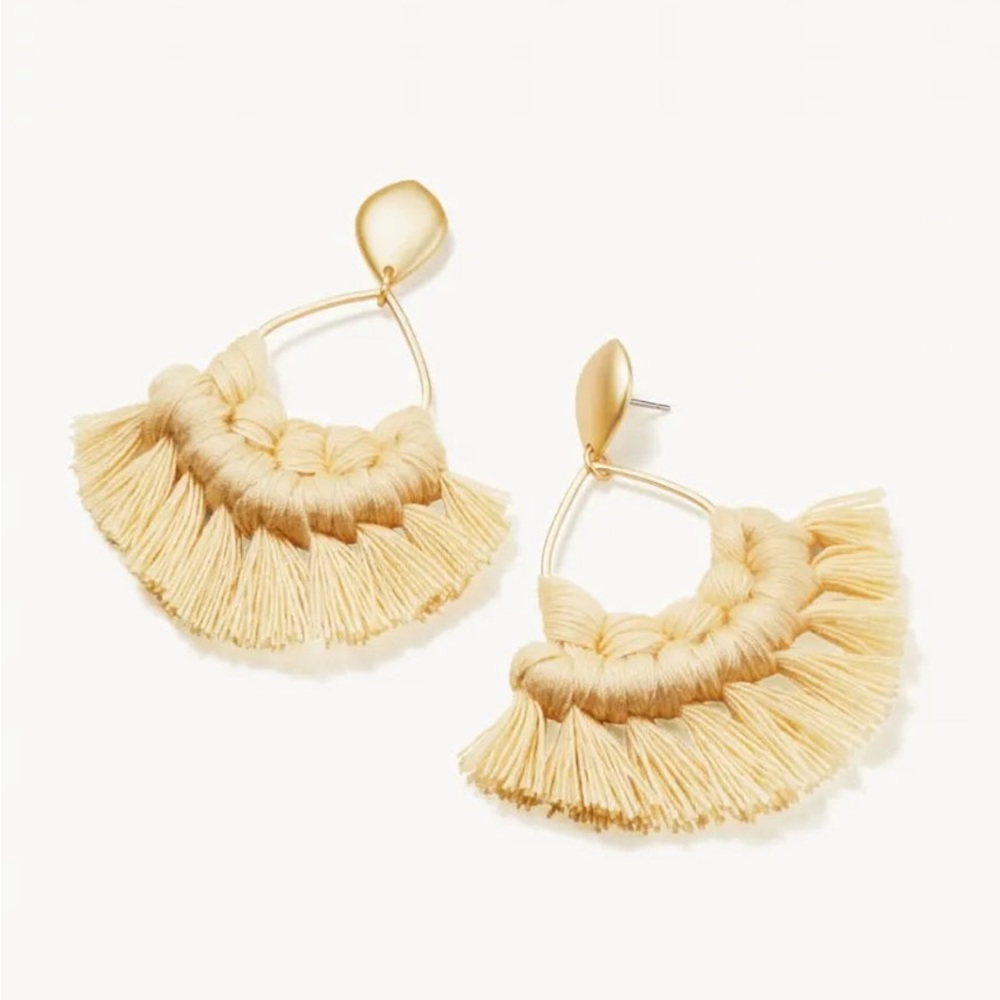 NWT spartina macrame earring